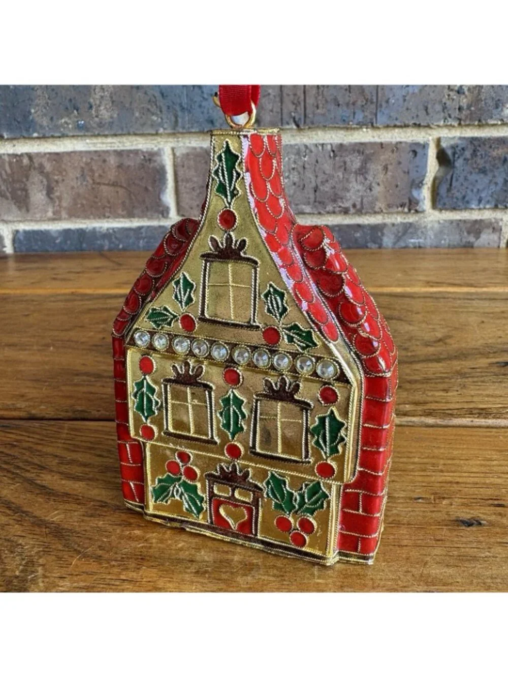 Dillard's 2009 Cloisonne Ornament Collectible Collection House No Box